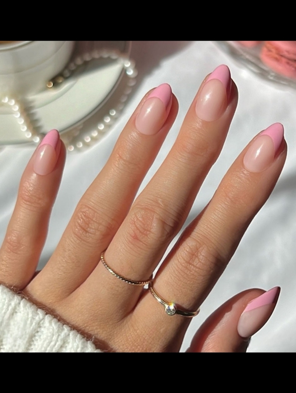 Glamnetic Pink Macaron Short Almond Press-On Nails